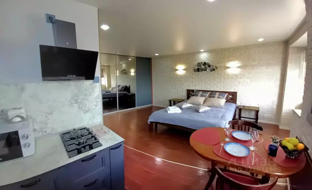 1-к кв. Тверская область, Тверь наб. Афанасия Никитина, 54 (35.0 м) - Фото 1