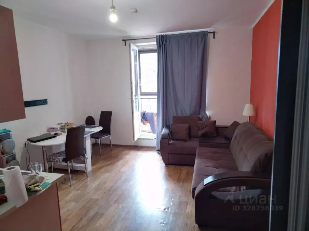 Студия Санкт-Петербург ул. Русановская, 17к1 (26.8 м) - Фото 2