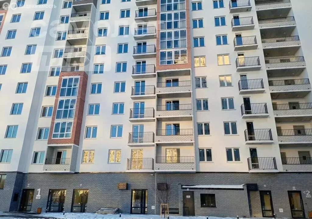 Квартира-студия: деревня Патрушева, улица Петра Ершова, 10 (24.7 м) - Фото 1