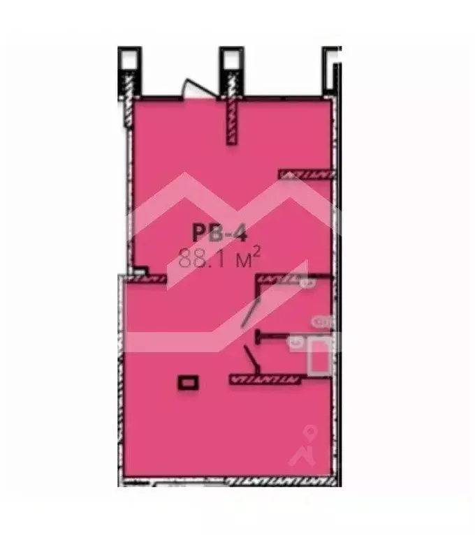 Помещение свободного назначения в Москва Стоун Райс жилой комплекс (88 ... - Фото 2