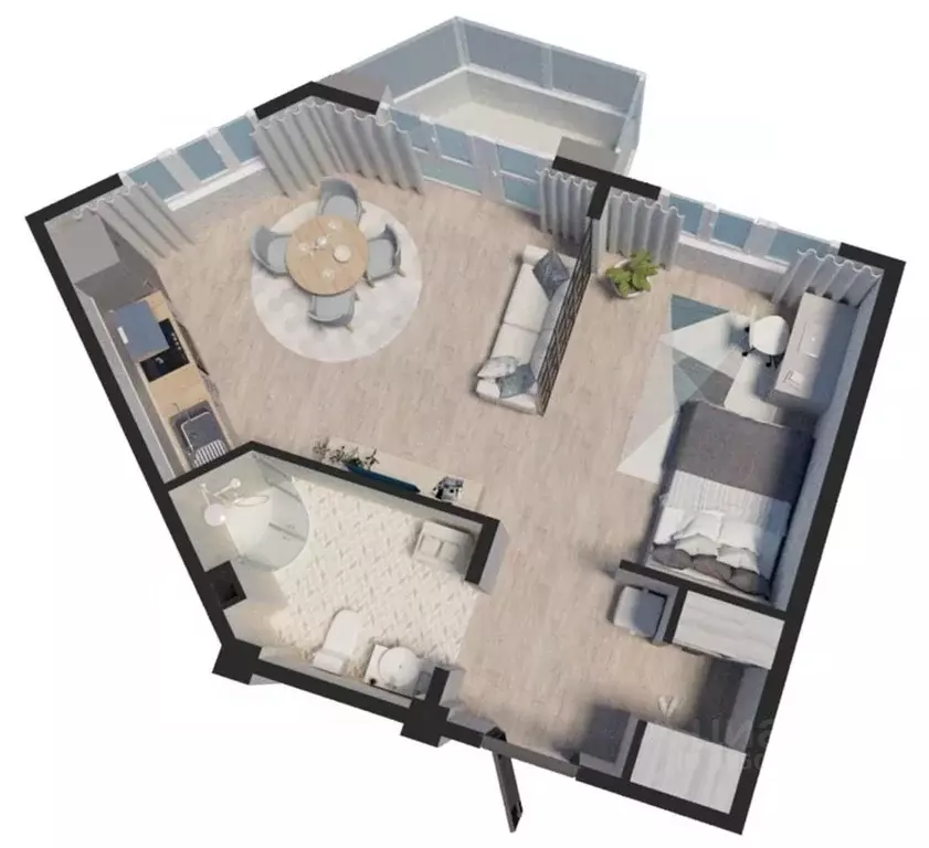 Студия Сахалинская область, Анивский городской округ, с. Новотроицкое  ... - Фото 1