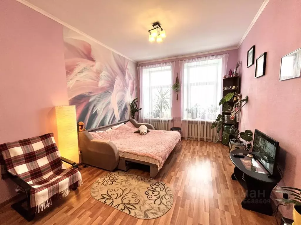 Комната Санкт-Петербург просп. Большой Васильевского острова, 56 (25.2 ... - Фото 2