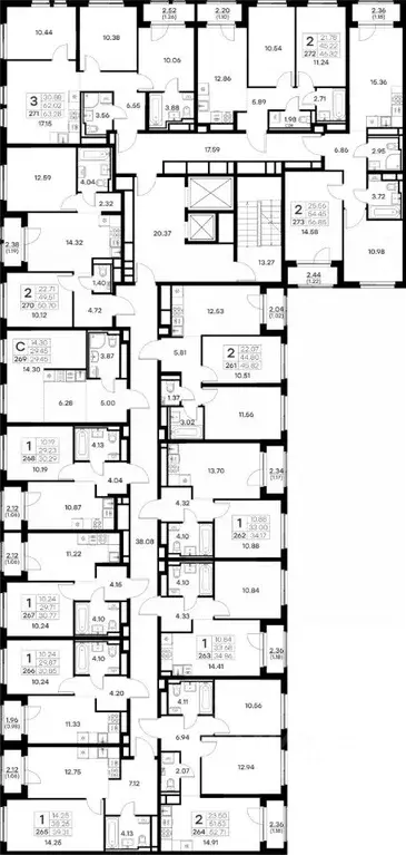 2-к кв. Владимирская область, Владимир Глоракс Октябрьский жилой ... - Фото 2