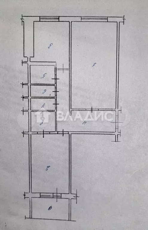 2-к. квартира, 49 м, 2/9 эт. - Фото 0