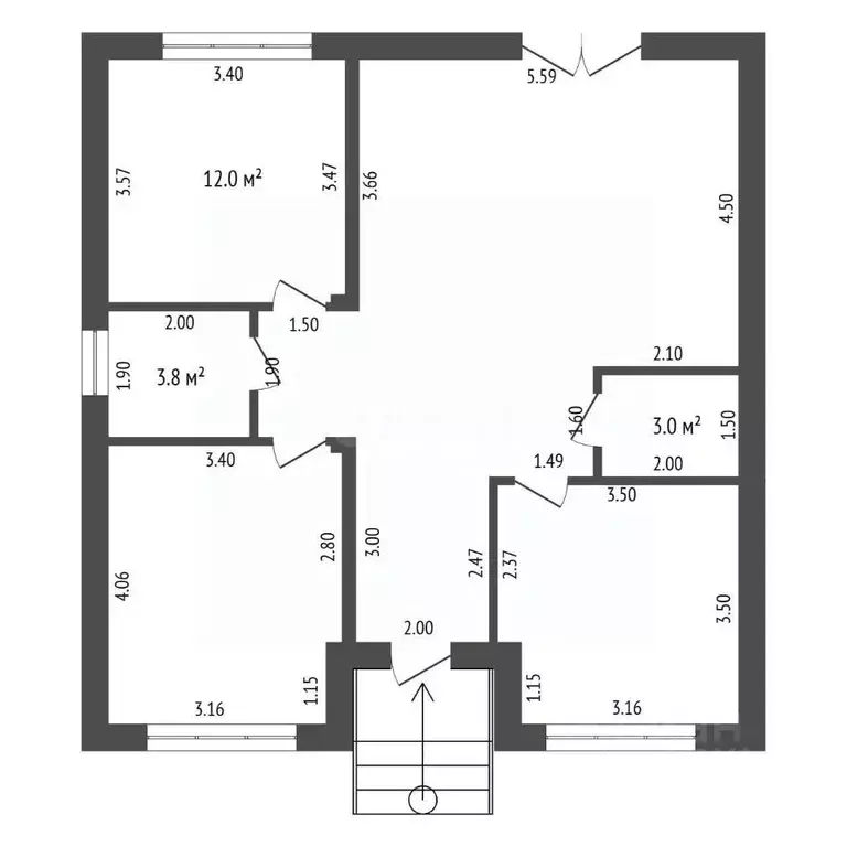 Дом в Тюменская область, Тюмень пер. 3-й Новый (90 м) - Фото 2