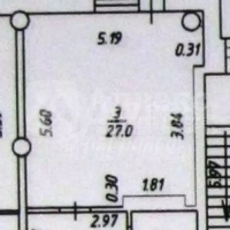 Студия Тюменская область, Тюмень ул. 50 лет ВЛКСМ, 13к1 (36.6 м) - Фото 2