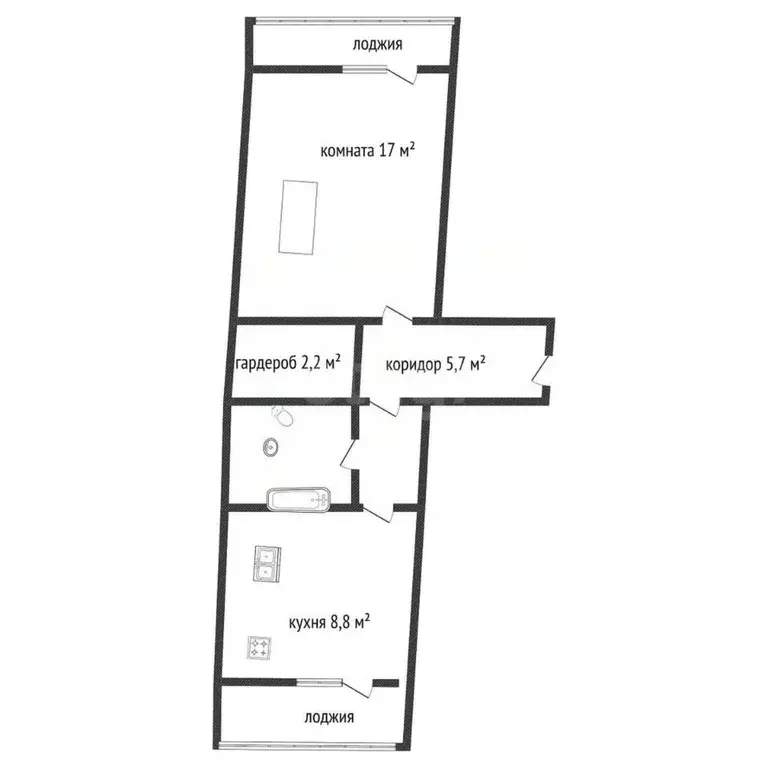 1-к кв. Краснодарский край, Краснодар ул. Гидростроителей, 28 (39.3 м) - Фото 1