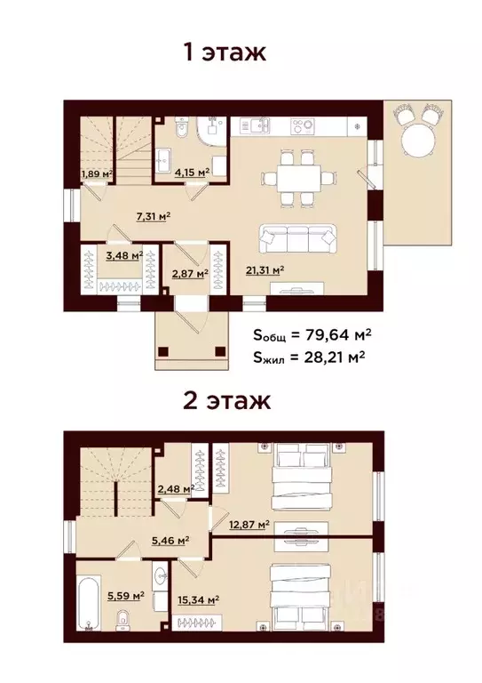 Дом в Самарская область, Красноярский район, Светлое Поле с/пос, пос. ... - Фото 1