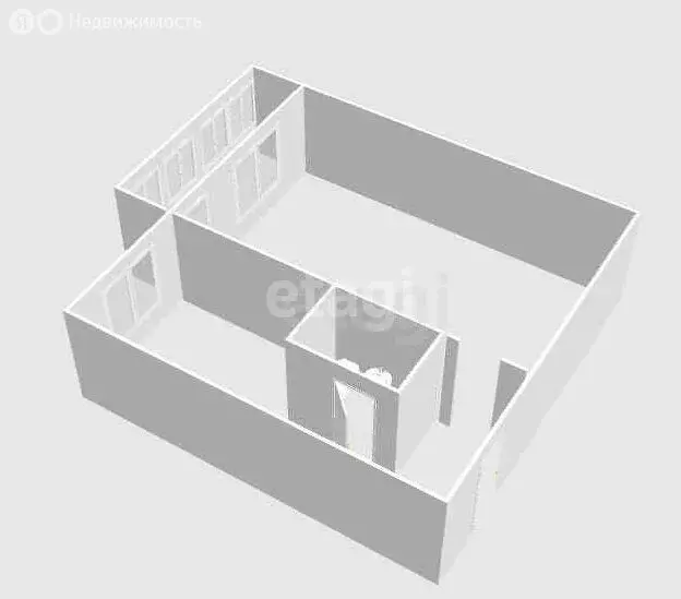 1-комнатная квартира: Южно-Сахалинск, Вокзальная улица, 9А (30.6 м) - Фото 1