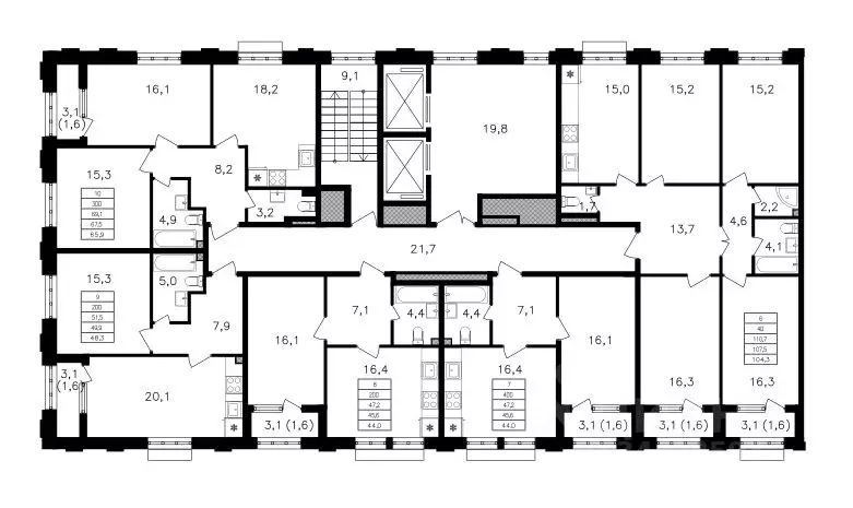 1-к кв. Москва Михалковская ул., 48к1 (45.8 м) - Фото 1