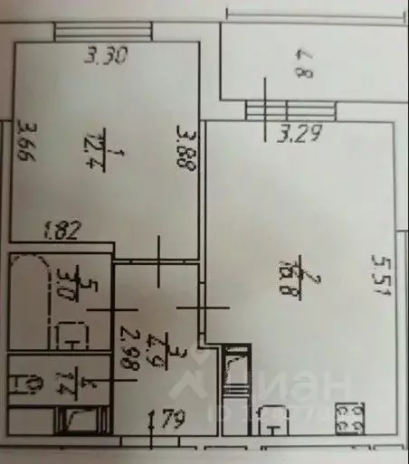 1-к кв. Ленинградская область, Мурино Всеволожский район, ул. ... - Фото 2
