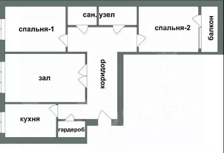 3-к кв. Приморский край, Уссурийск ул. Агеева, 58 (65.9 м) - Фото 1