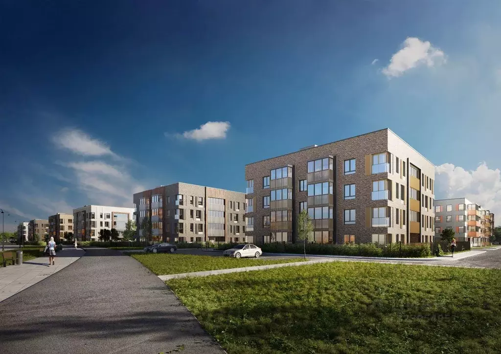 Квартира, 1 комната, 45.55 м - Фото 1