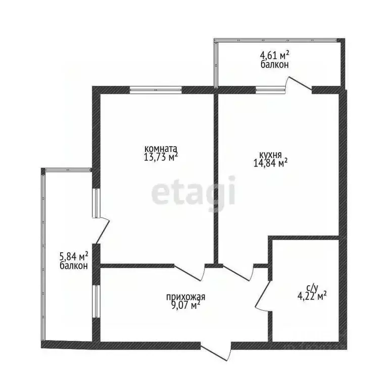 1-к кв. Краснодарский край, Новороссийск Цемдолина тер., ул. ... - Фото 1