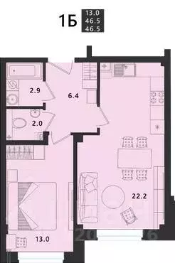 1-к кв. Псковская область, Псковский район, Завеличенская волость, д. ... - Фото 1