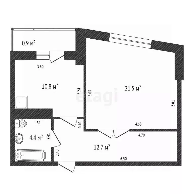 1-к кв. Красноярский край, Красноярск ул. 78-й Добровольческой ... - Фото 2