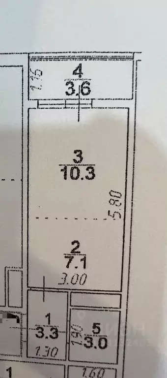 Студия Краснодарский край, Краснодар Российская ул., 267к4 (25.5 м) - Фото 2