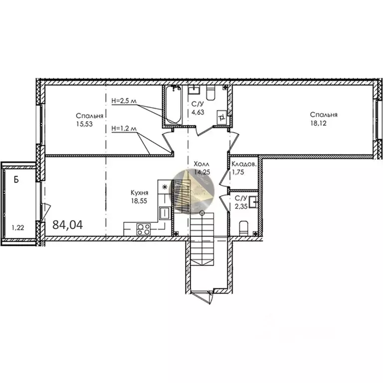 2-к кв. Санкт-Петербург, Санкт-Петербург, Сестрорецк Авиационная ул., ... - Фото 2