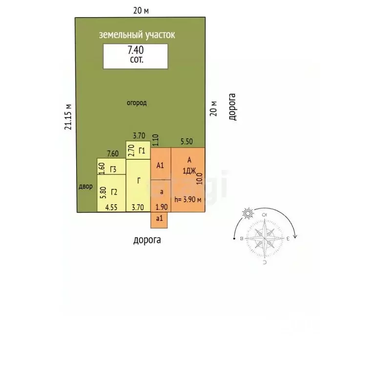 Дом в Нижегородская область, Выкса ул. Луначарского, 6 (58 м) - Фото 1