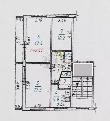 3-к кв. Иркутская область, Иркутск ул. Ярославского, 272 (72.1 м) - Фото 1