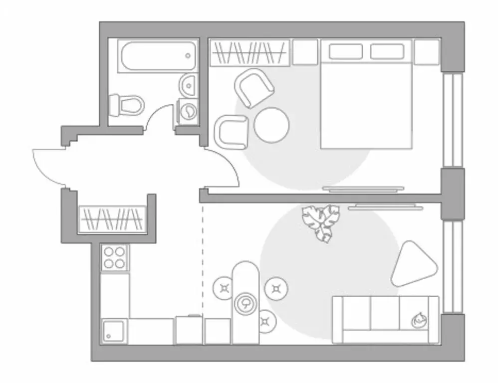 2-комнатная квартира: Красногорск, жилой комплекс Ильинойс, к1 (41.01 ... - Фото 1