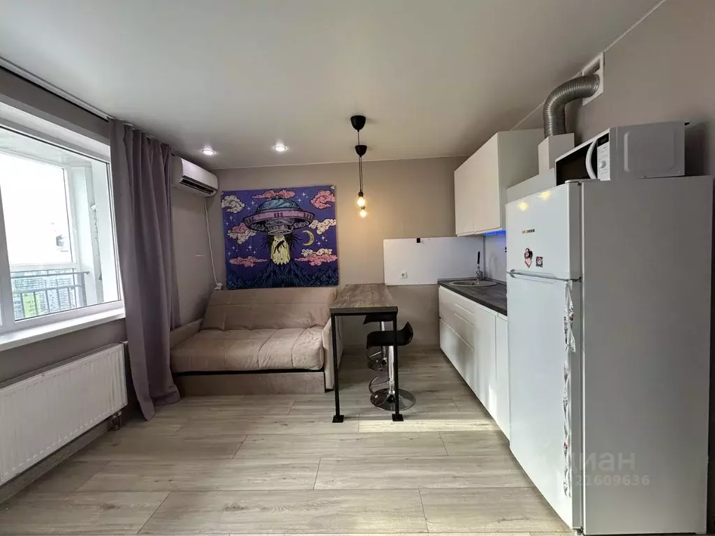 Студия Башкортостан, Уфа Дема жилрайон, Экогород Яркий мкр, ул. ... - Фото 1