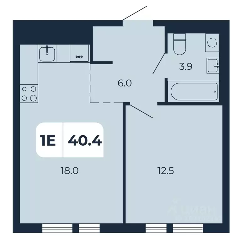 1-к кв. Ростовская область, Ростов-на-Дону Северный мкр, ул. ... - Фото 1