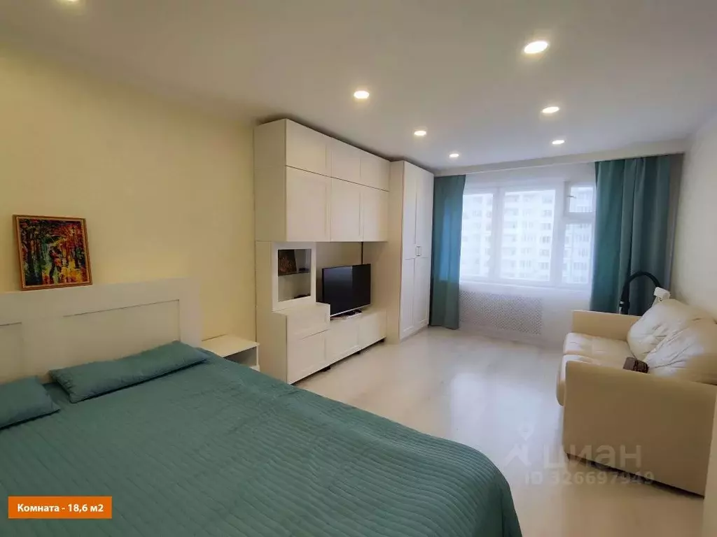 1-к кв. Санкт-Петербург ул. Бадаева, 8к2 (35.4 м) - Фото 1