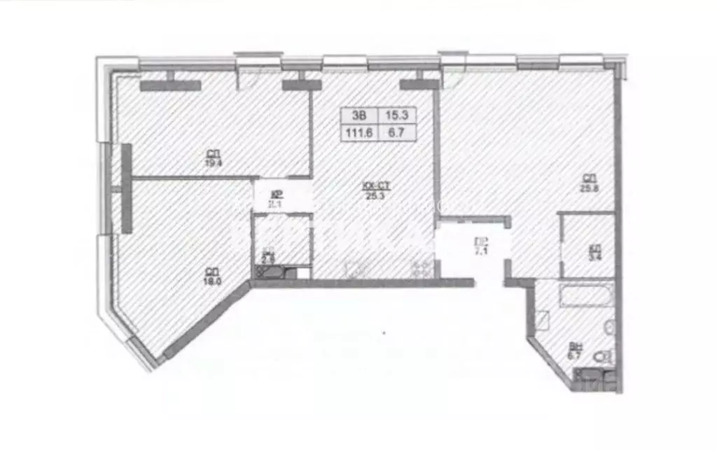 4-к кв. Московская область, Красногорск ул. Авангардная, 5 (112.0 м) - Фото 2