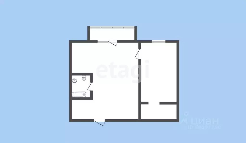 2-к кв. Карачаево-Черкесия, Черкесск ул. Лаара, 40 (42.1 м) - Фото 1