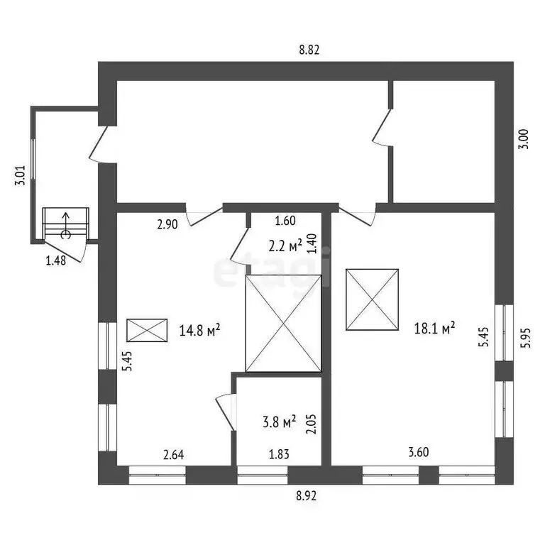 Дом в Вологодская область, Череповецкий муниципальный округ, деревня ... - Фото 1