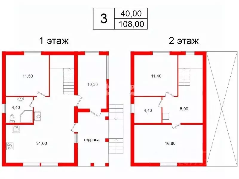 Дом в Ленинградская область, Выборгский район, Красносельское с/пос, ... - Фото 2
