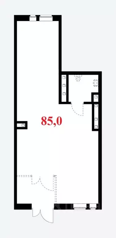 Помещение свободного назначения в Москва Сельскохозяйственная ул., 39 ... - Фото 1