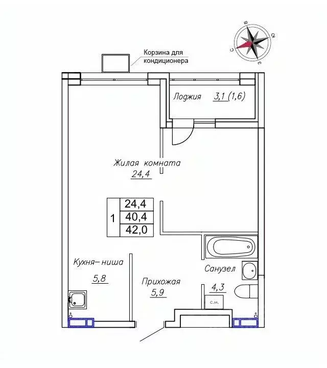 1-к кв. Приморский край, Надеждинский район, пос. Новый ул. Ленина, ... - Фото 0