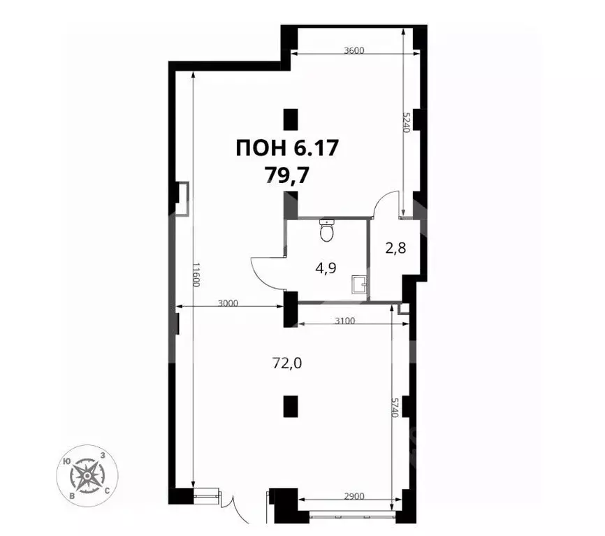 Торговая площадь в Московская область, Ленинский городской округ, пос. ... - Фото 2