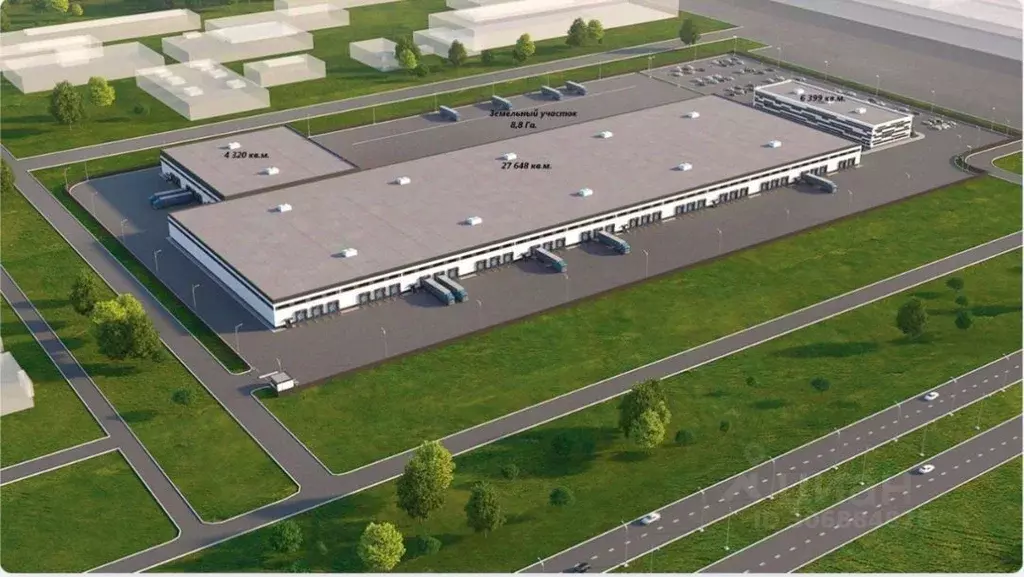 Склад в Татарстан, Набережные Челны ул. Промышленная, 61/44 (38367 м) - Фото 1