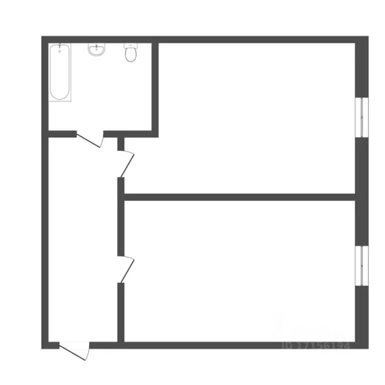 2-к кв. Тюменская область, Тюмень ул. 9 Января, 4 (40.5 м) - Фото 2