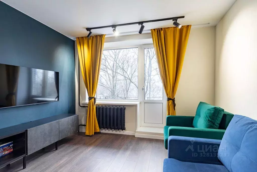 Квартира, 1 комната, 31.4 м - Фото 1