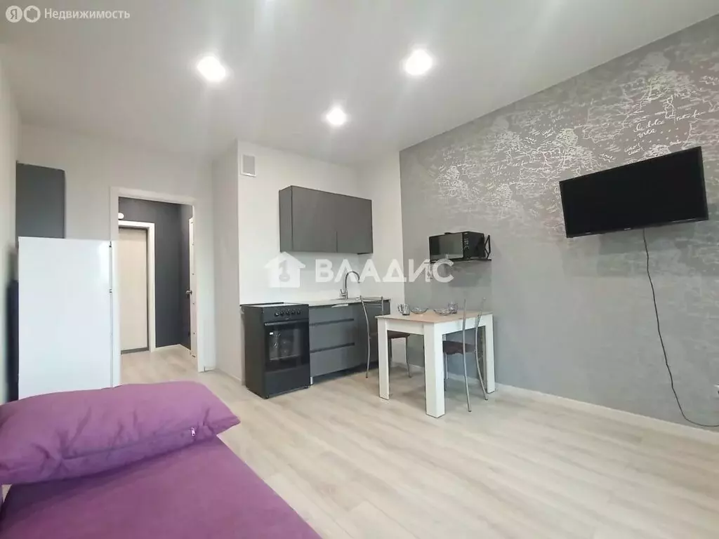 Квартира-студия: Кудрово, Солнечная улица, 4 (22.1 м) - Фото 2