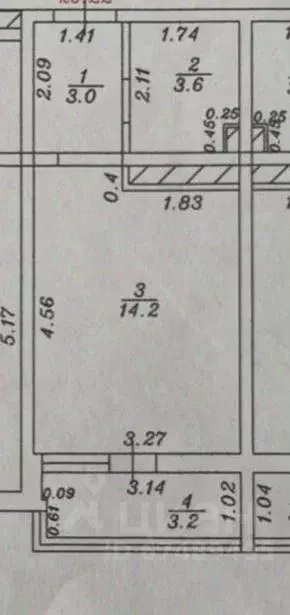Студия Краснодарский край, Анапа Астраханская ул., 71А (24.0 м) - Фото 2