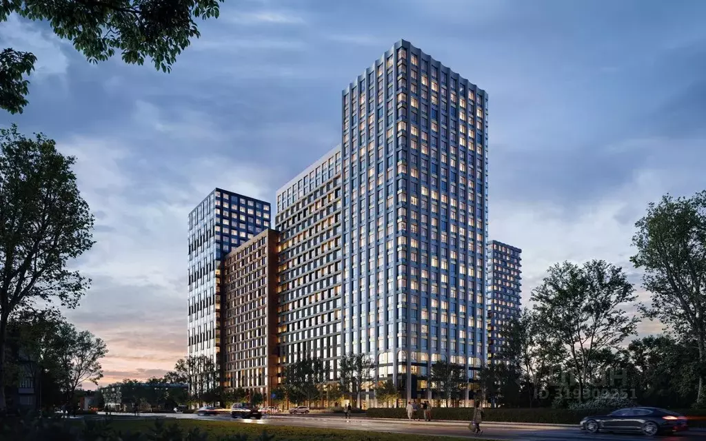 2-к кв. Москва Петровский Парк 2 жилой комплекс (66.1 м) - Фото 1
