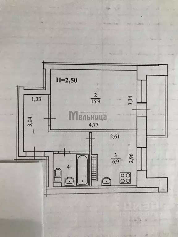 1-к кв. Волгоградская область, Волгоград ул. Нестерова, 16А (35.0 м) - Фото 2