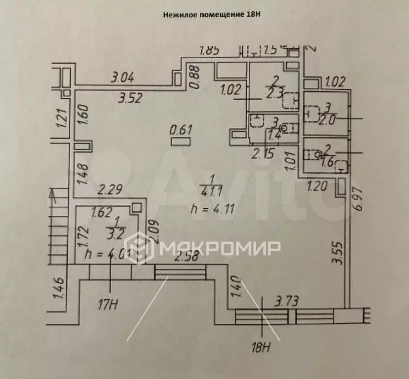 Сдам помещение свободного назначения, 44.8 м - Фото 1