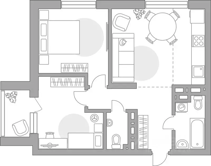 3-к кв. Башкортостан, Уфа Зеленая Роща жилрайон, Лесная Симфония жилой ... - Фото 1