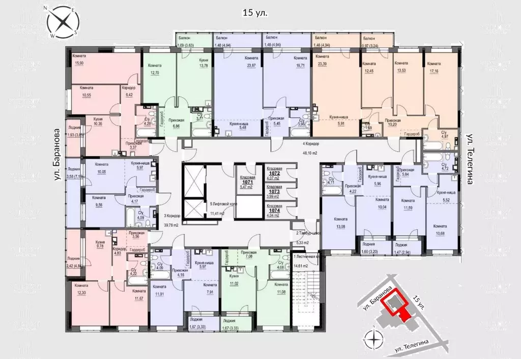 2-к кв. Удмуртия, Ижевск 15-я ул., 13 (37.42 м) - Фото 1