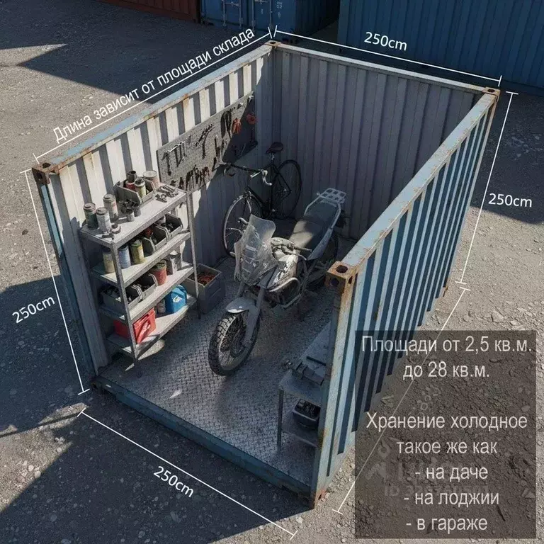 Склад в Санкт-Петербург просп. Зотовский, 5к1 (30 м) - Фото 1