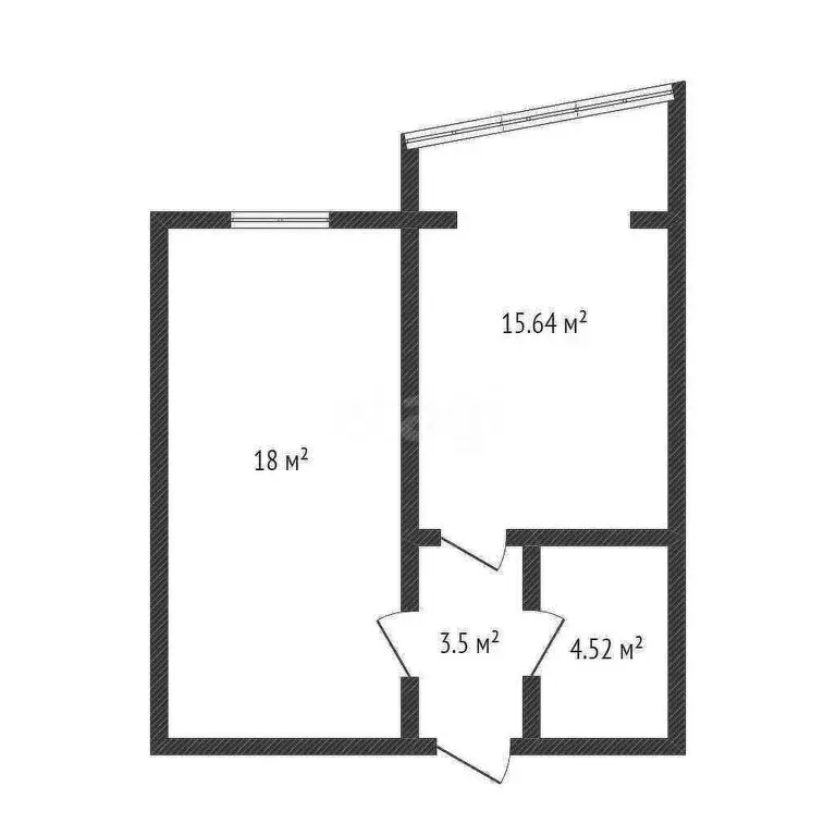 1-комнатная квартира: Махачкала, улица Хаджи Булача, 16Б (42 м) - Фото 1