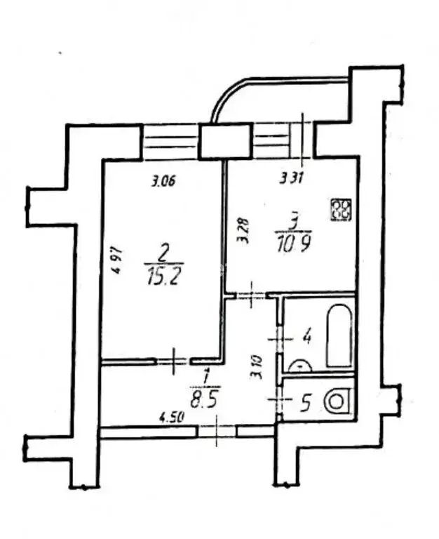 1-комнатная квартира: Белгород, улица Щорса, 45Л (40.5 м) - Фото 2