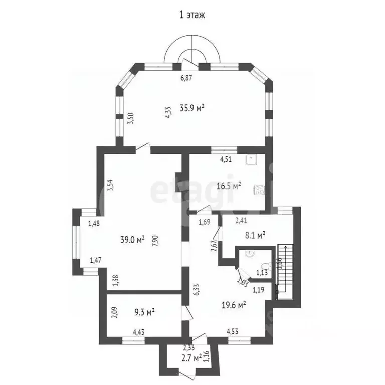 Дом в Калининградская область, Калининград Пражская ул., 16 (300 м) - Фото 1