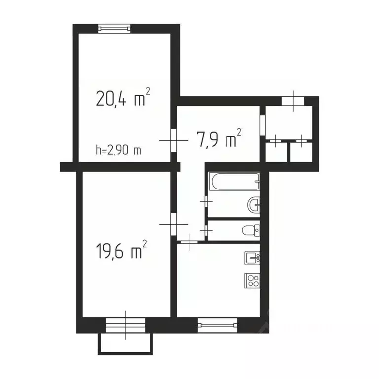 2-к кв. Ярославская область, Ярославль ул. Свердлова, 98/10 (71.8 м) - Фото 0